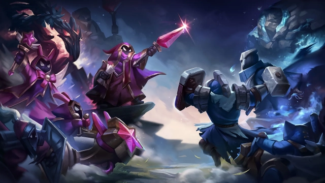 Арт с миньонами League of Legends