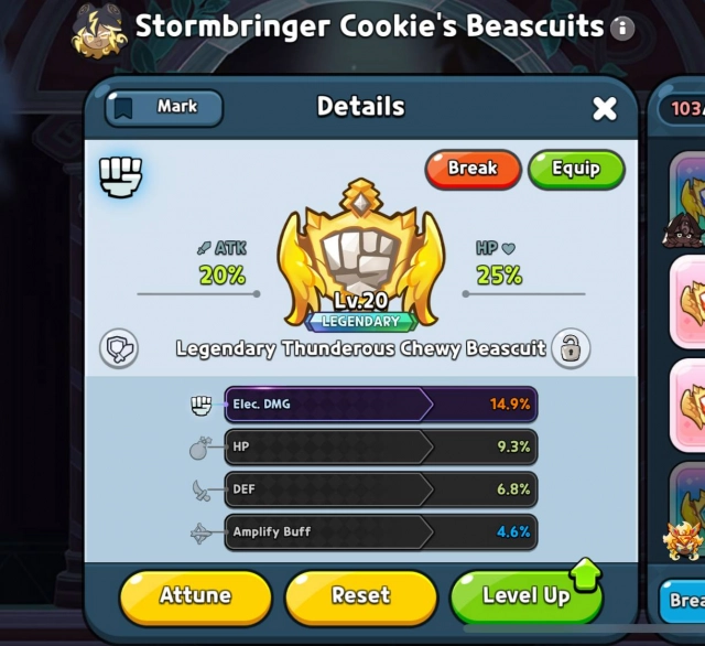 Legendary Thunderous Chewy Beascuit