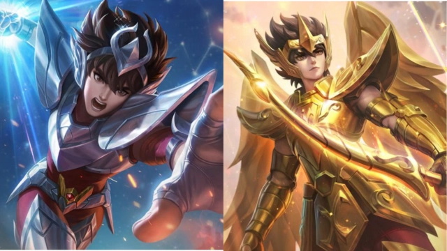 Скины Баданг «Пегас Сэйа» и «Стрелец Сэйа» MLBB × Saint Seiya
