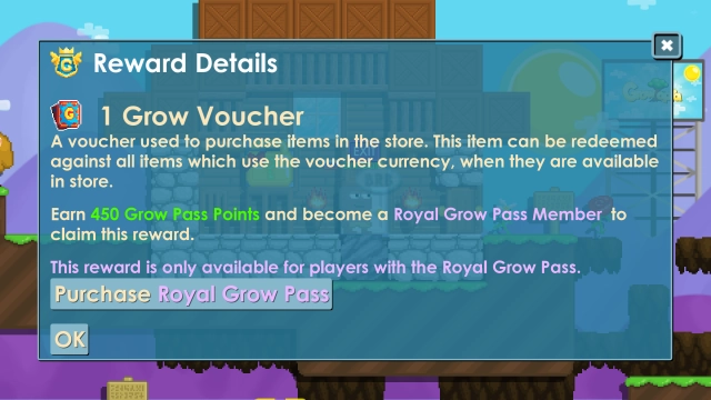 Grow Voucher в GrowTopia