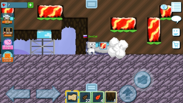 Разрушение блоков в GrowTopia