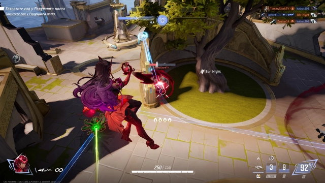 Пример игры за Алую Ведьму в Marvel Rivals
