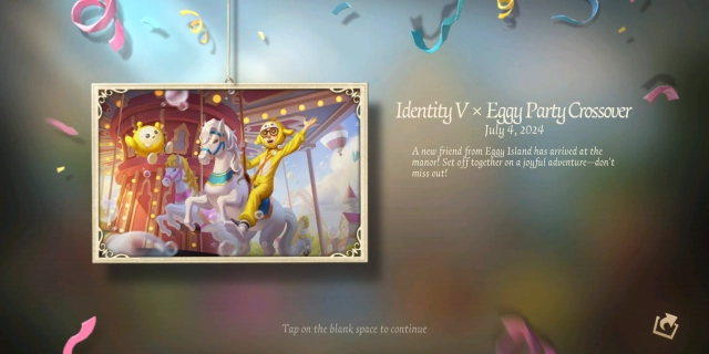 Карточка кроссовера Identity V x Eggy Party
