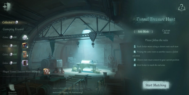 Tunnel Treasure Hunt в Identity V