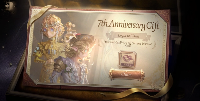 7th Anniversary Gift: скидочный купон в Identity V