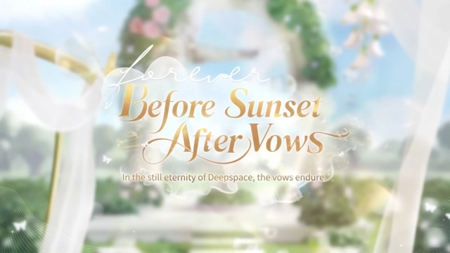 Свадебный ивент в Love and Deepspace: Before Sunset, After Vows