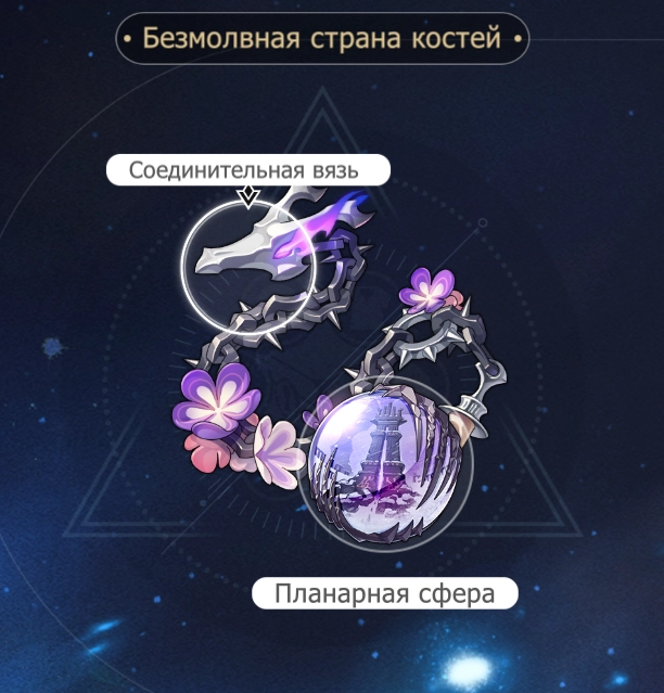 Планарные украшения «Безмолвная страна костей»