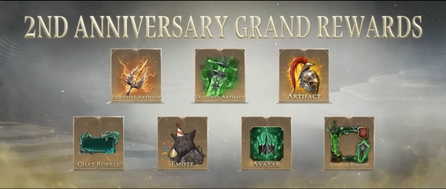 Вотростепенные подарки 2th Anniversary в Watcher of Realms