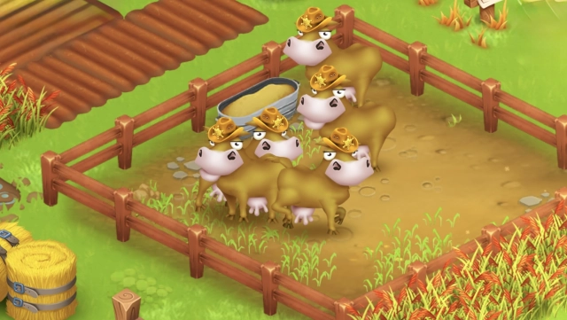 Коровы в Hay Day