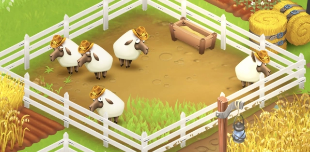 Овцы в Hay Day