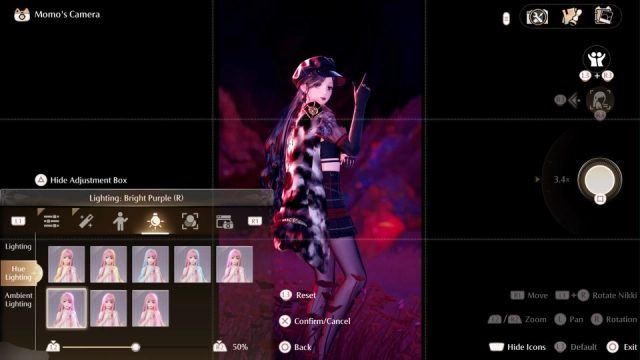 Позирование в Infinity Nikki