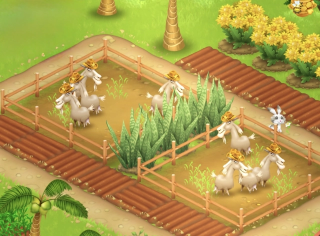 Козы в Hay Day