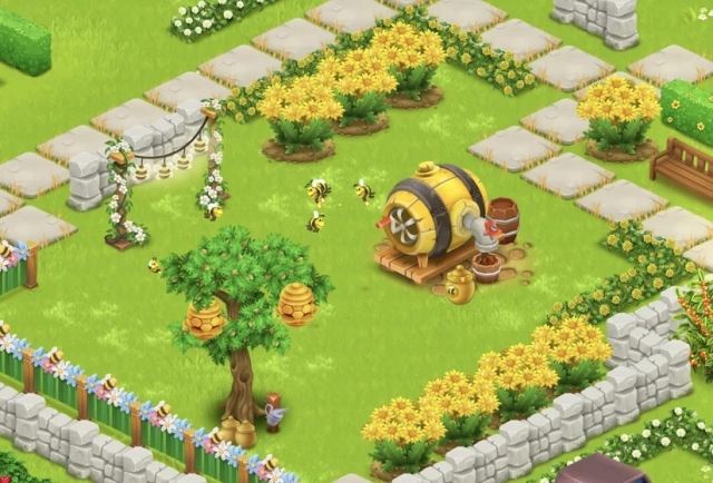 Пчёлы в Hay Day