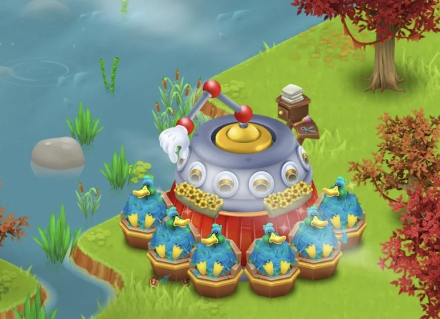 Салон для уток в Hay Day