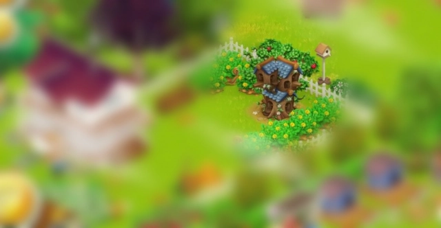 Пустое беличье дерево в Hay Day