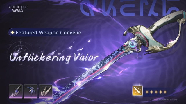 Сигна Бранта Unflickering Valor в баннере обновления 2.5 Wuthering Waves