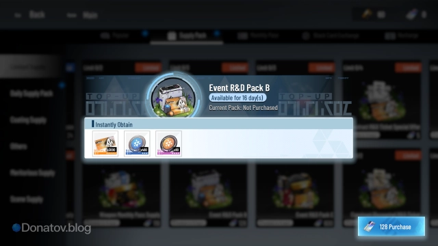 Punishing: Gray Raven — набор Event R&D Pack B