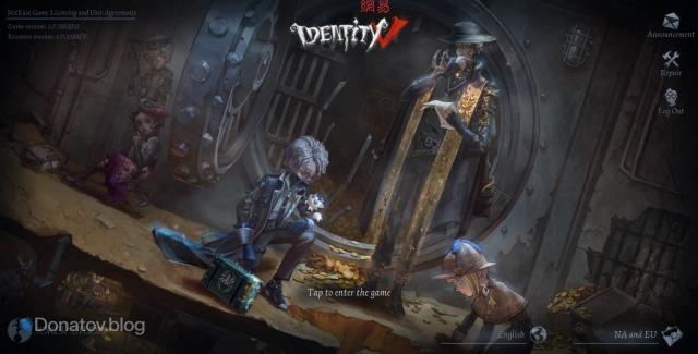 Заставочный экран Identity V