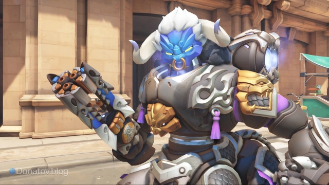 Герой Ориса из игры Overwatch 2