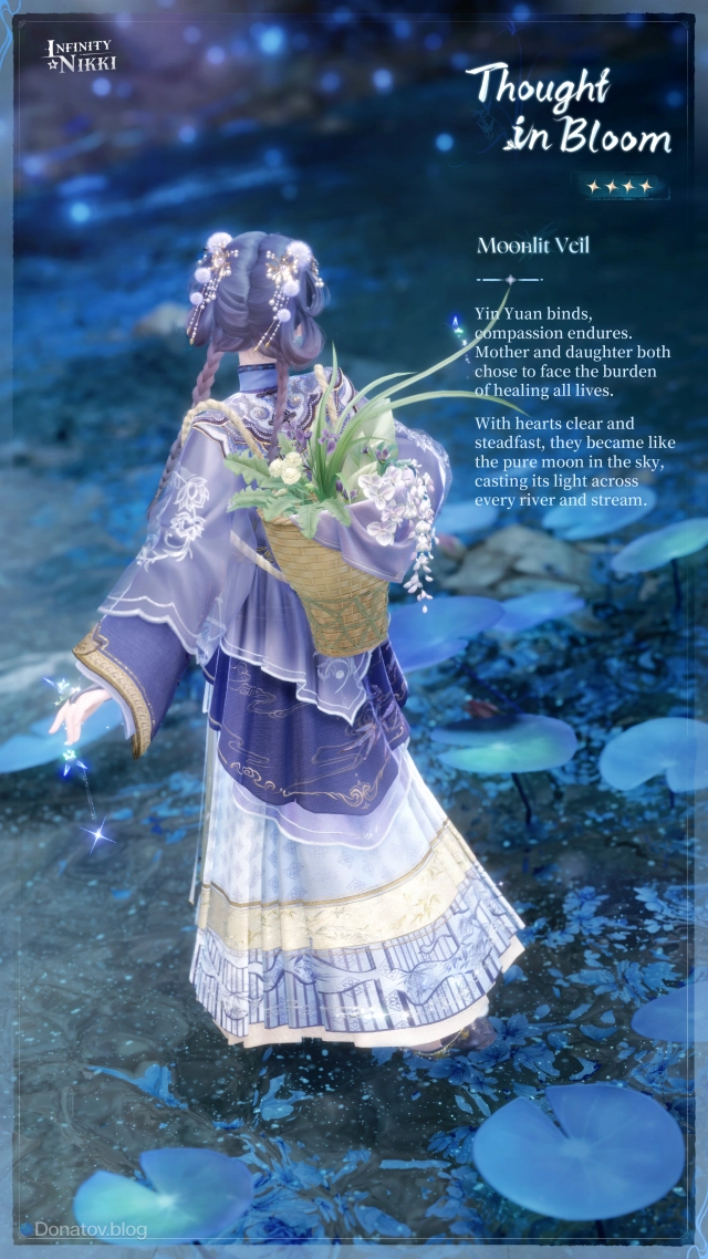 Эволюция наряда Thought in Bloom в Infinity Nikki