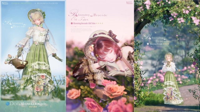 Покупной костюм Blooming Brocade в Infinity Nikki