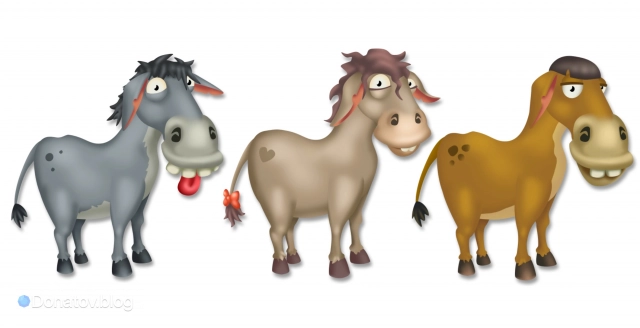 Ослики в Hay Day