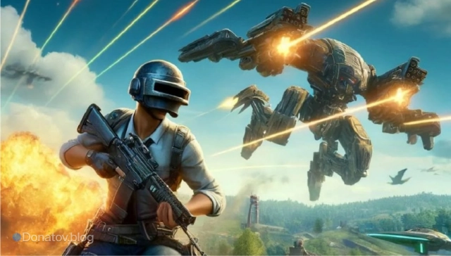 Коллаж PUBG Mobile