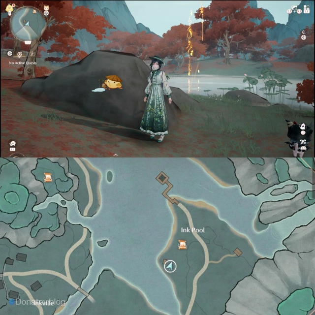 Местоположение Gifty Angler в Infinity Nikki