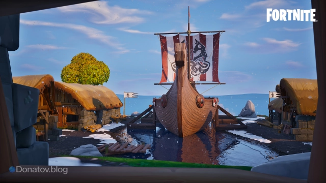 Локация «Селение Северян» в Fortnite