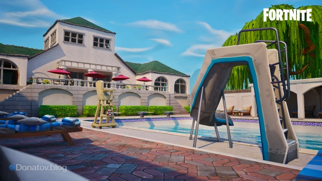 Локация «Ленивые лунки» в Fortnite
