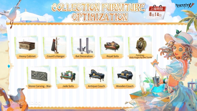 Collection Furniture Optimisation в Identity V