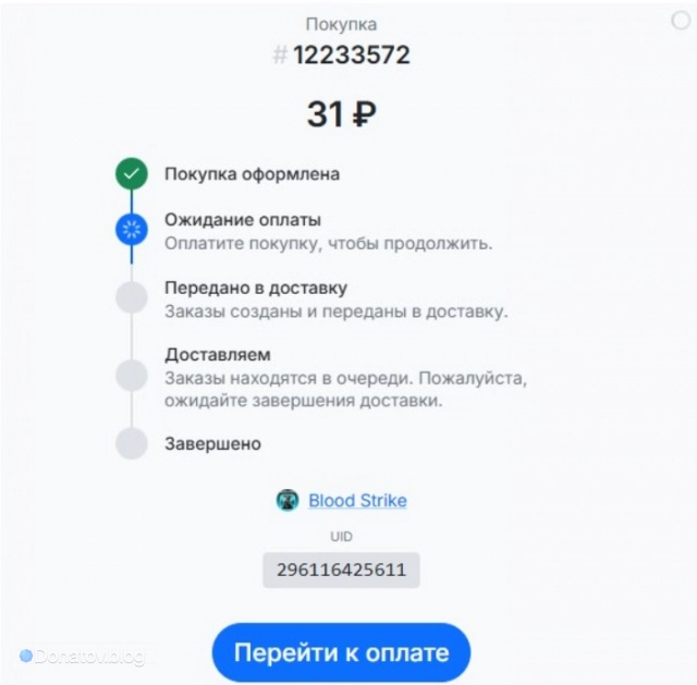 Форма оплаты
