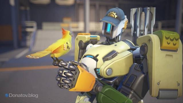Герой Бастион в Overwatch 2