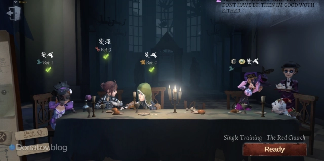 Butler в прематче Identity V