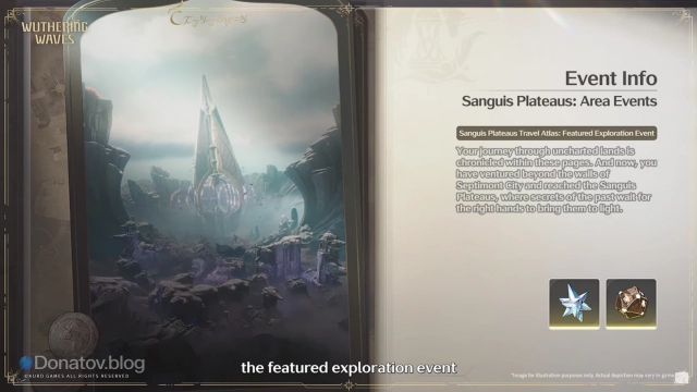 Ивент Sanguis Plateaus Travel Atlas в Wuthering Waves