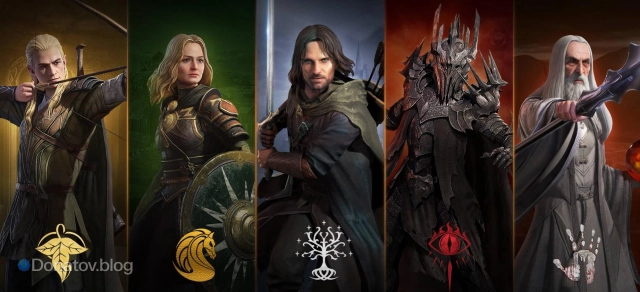 Командиры в Lotr: Rise to War
