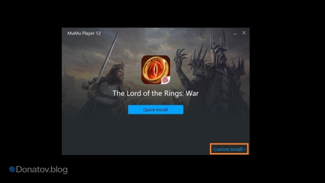 Установка эмулятора для Lotr: Rise to War