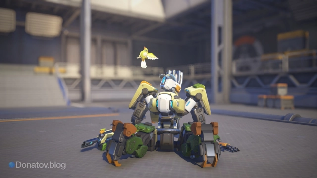 Герой Бастион в Overwatch 2