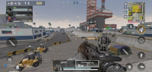 Геймплей Blood Strike при игре через BlueStacks