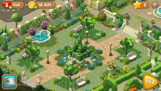 Gardenscapes на Андроид