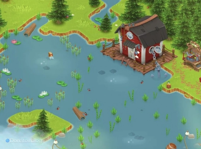 Рыболовная зона в Hay Day