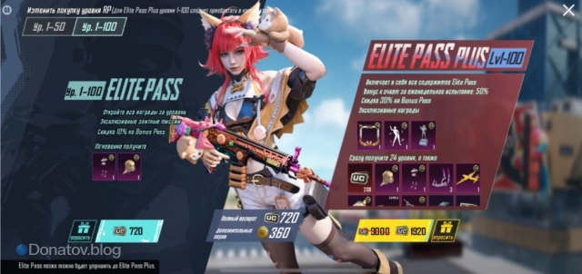 Elite Pass и  Elite Pass Plus в PUBG Mobile