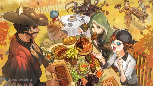 Официальная иллюстрация персонажа Mercenary и прочих от Identity V