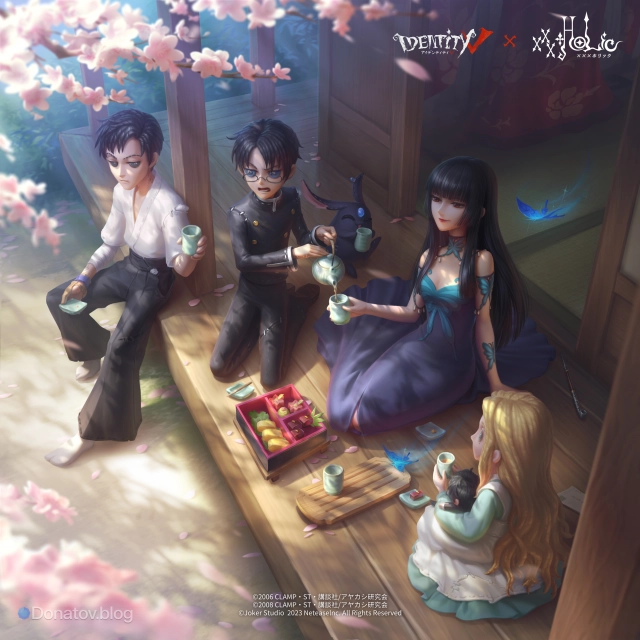 Официальная иллюстрация коллаборации Identity V x xxxHOLIC
