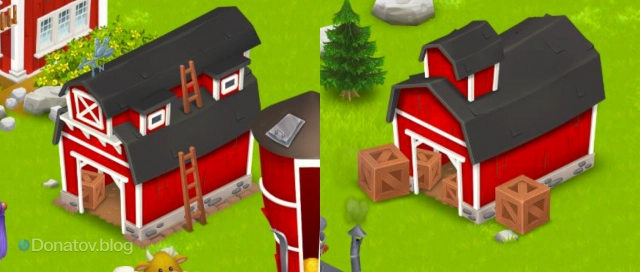Ящики — индикатор заполненности амбара в Hay Day
