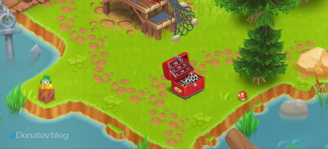 Ящик со снастями в Hay Day