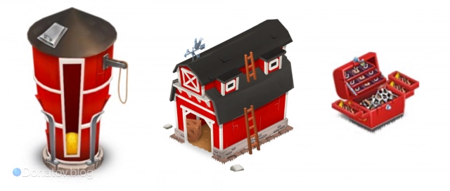 Улучшенные хранилища в Hay Day