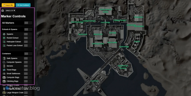Блок фильтров в DeltaForceMaps