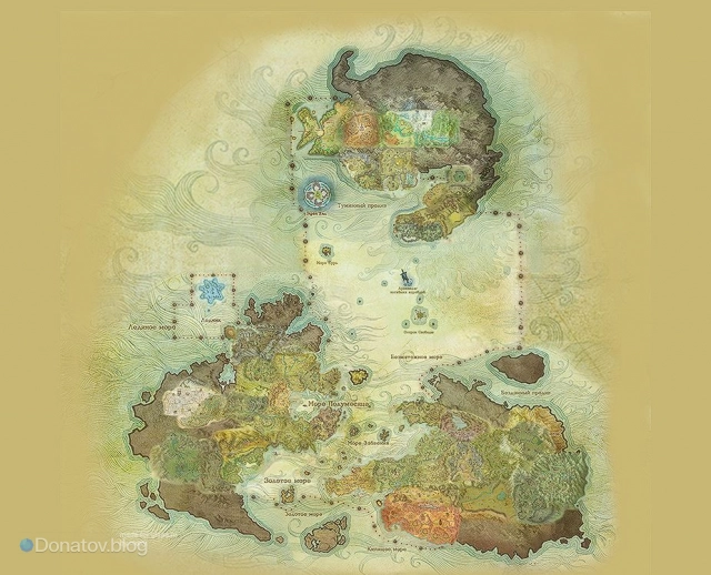 Карта мира ArcheAge