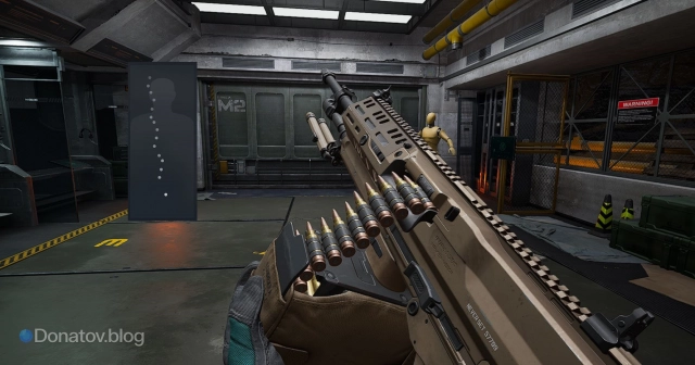 Пулемёт М250 в Delta Force